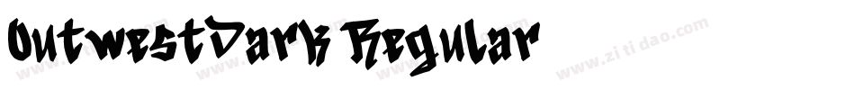 OutwestDark Regular字体转换